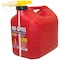 No-Spill Gas Can, Plastic, 5 gal, Thumb-Controlled Fuel Spout, 3 gal/min Flow Rate, Red, Gasoline 765-104 - alternate 2